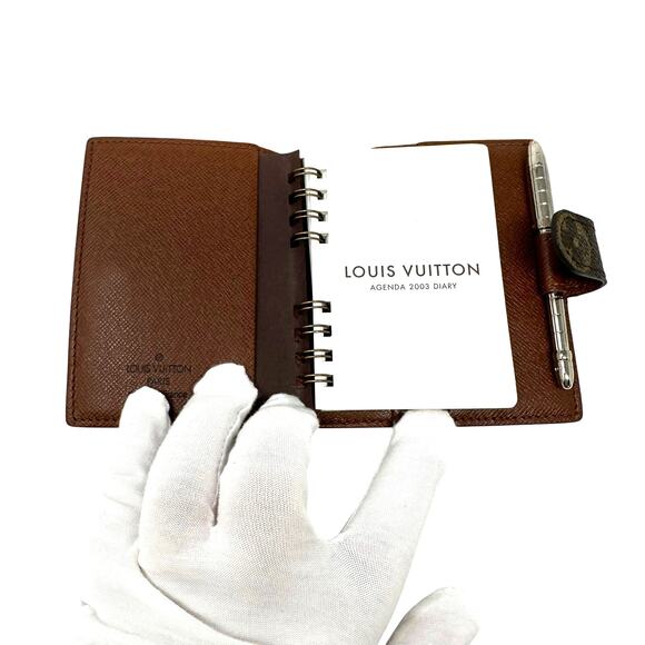 Louis Vuitton LV Monogram 2003 Limited Edition Mini Agenda With Pen & Insert - Picture 6 of 9